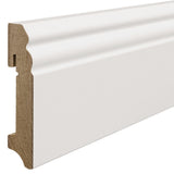 Haro Klik-fodliste 18 x 90 mm Gammeltysk profil hvid 407747