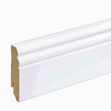 Haro Klik-fodliste 18 x 80 mm Gammeltysk profil hvid 411922