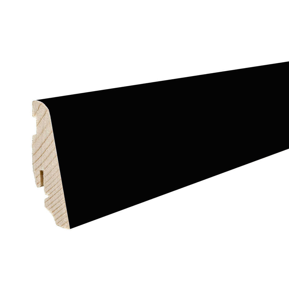 Haro Klik-fodliste 19 x 58 mm mat sort 414003