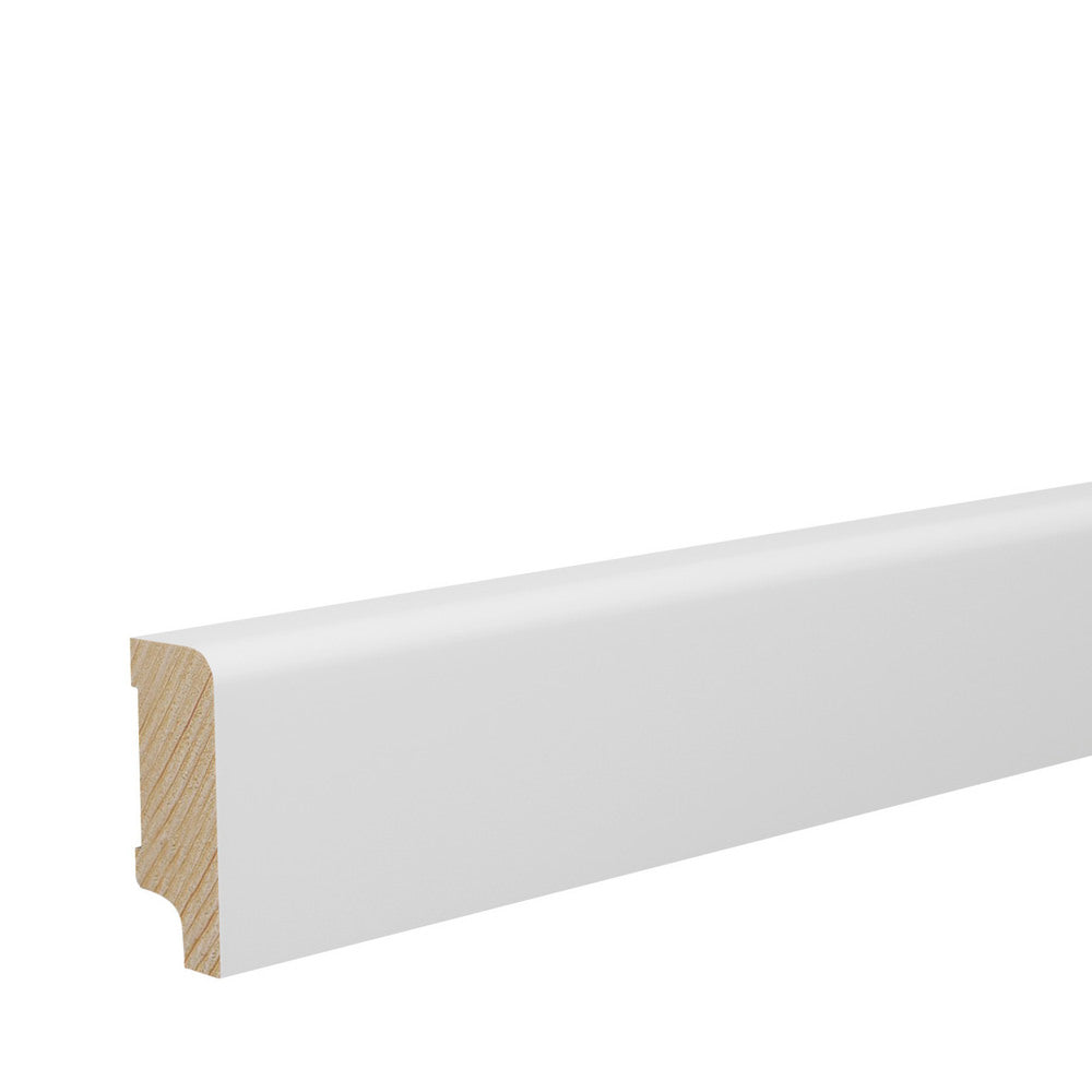 Haro Klik-fodliste 16 x 40 mm glat hvid 414266