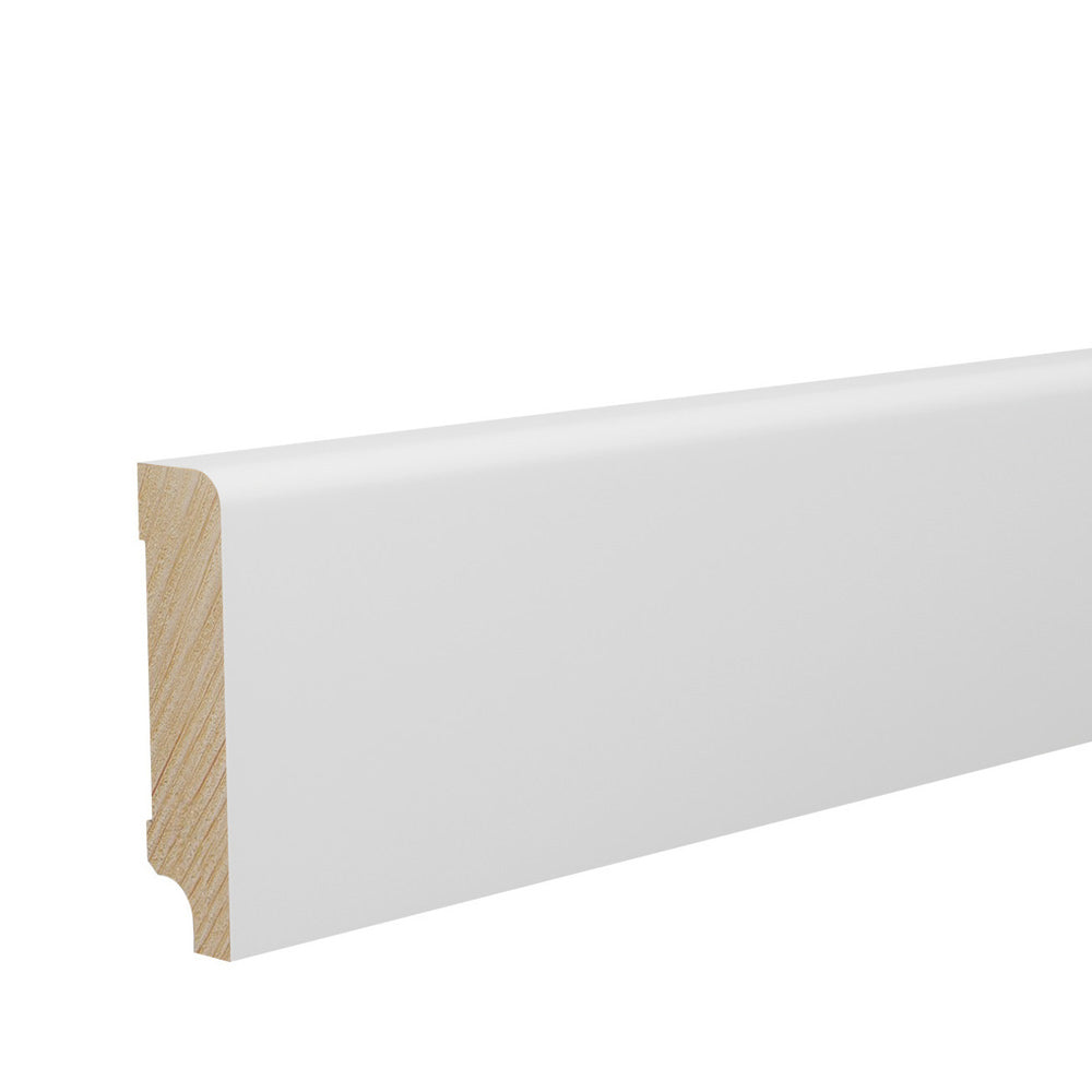 Haro Klik-fodliste 16 x 60 mm glat hvid 414268
