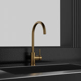 PRIMY STEEL CURVE KØKKENARMATUR, SAND