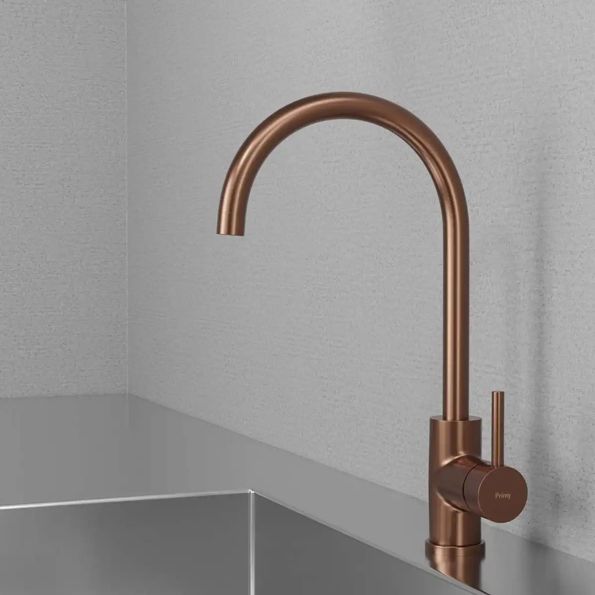 PRIMY STEEL CURVE KØKKENARMATUR, AMBER