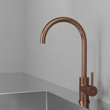 PRIMY STEEL CURVE KØKKENARMATUR, AMBER