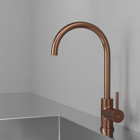 PRIMY STEEL CURVE KØKKENARMATUR, AMBER