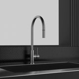 PRIMY STEEL ACCENT KØKKENARMATUR M/UDTRÆKSTUD, RUSTFRIT STÅL