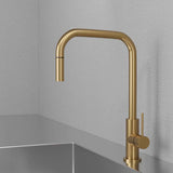 PRIMY STEEL ACCENT SQUARE KØKKENARMATUR, SAND