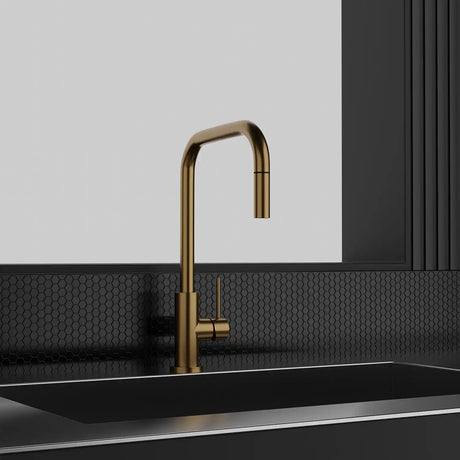 PRIMY STEEL ACCENT SQUARE KØKKENARMATUR, SAND