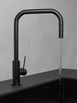 PRIMY STEEL ACCENT SQUARE KØKKENARMATUR, SHADOW