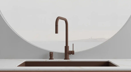 PRIMY ACCENT SQUARE KØKKENARMATUR M/UDTRÆKSTUD, RUST