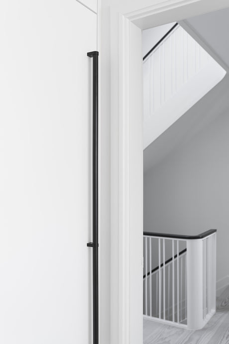 Big w/middle foot greb - vælg mellem Inox Look og Mat sort, bred