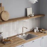 KUBUS 285 KØKKENARMATUR M/UDTRÆK, KROM