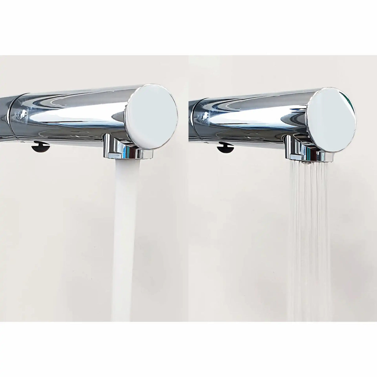 KUBUS 285 KØKKENARMATUR M/UDTRÆK, KROM