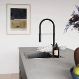 KUBUS 020 KØKKENARMATUR M/UDTRÆK, MATSORT/MATSORT