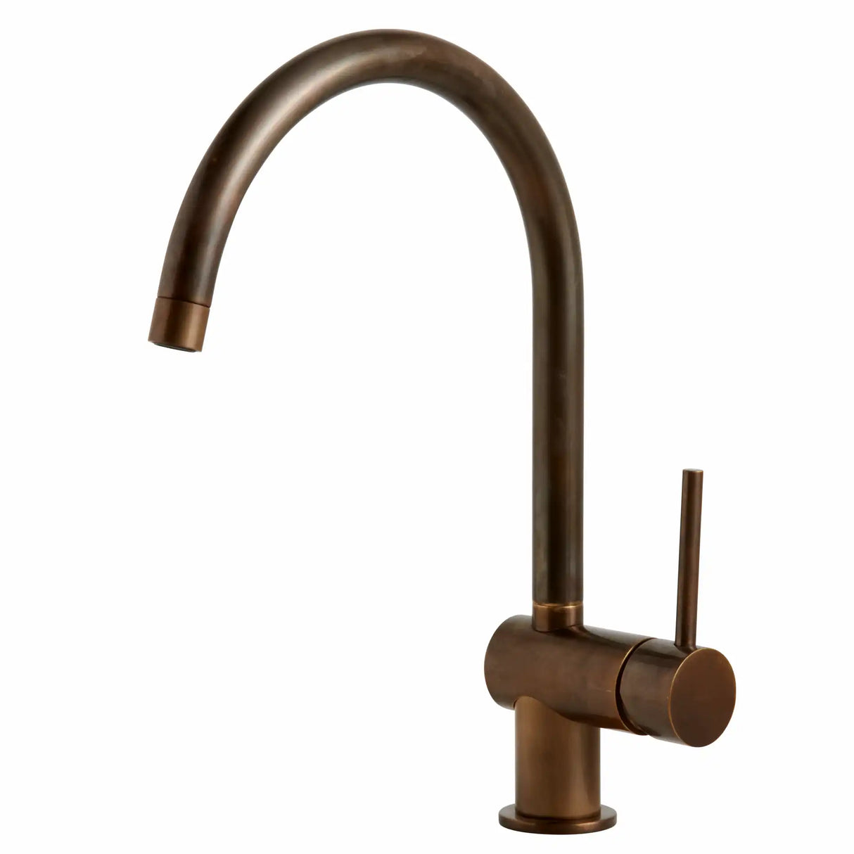 KUBUS 030 KØKKENARMATUR, BRUNERET MASSIV MESSING