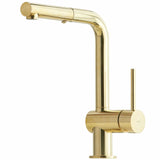 KUBUS 040 KØKKENARMATUR M/UDTRÆK, MASSIV MESSING