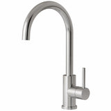 KUBUS 140 RS ROUND KØKKENARMATUR, RUSTFRIT STÅL