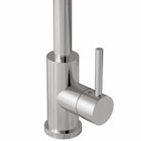 KUBUS 140 RS ROUND KØKKENARMATUR, RUSTFRIT STÅL