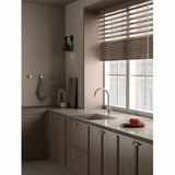 KUBUS 140 RS ROUND KØKKENARMATUR, RUSTFRIT STÅL