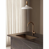 KUBUS 140 RS ROUND KØKKENARMATUR, PVD KOBBER