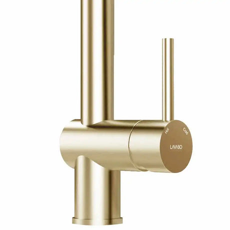 KUBUS 185 RS KØKKENARMATUR, PVD MESSING