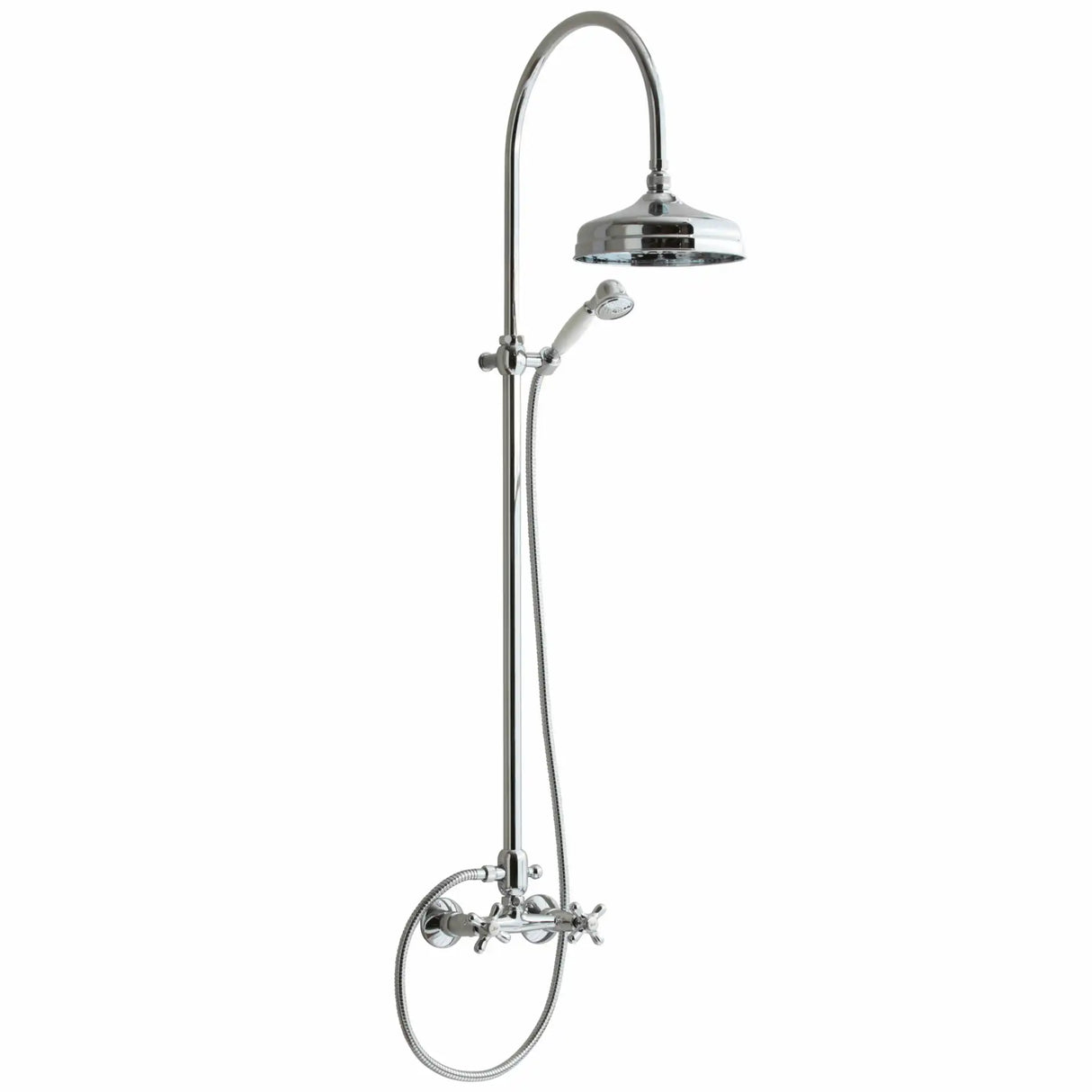 Retro komplet to-grebs brusesæt, Krom