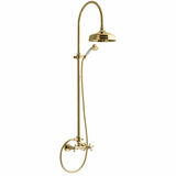 Retro komplet to-grebs brusesæt, Massiv messing