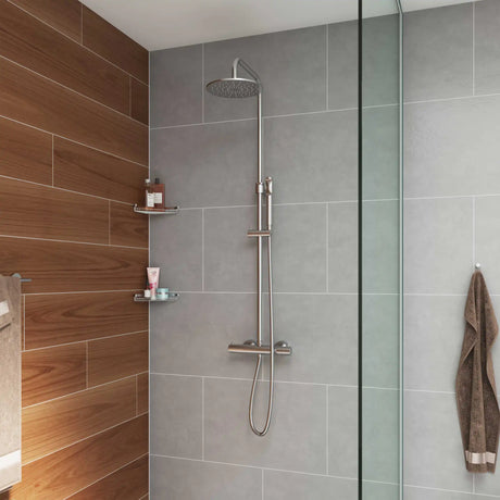 Argo komplet brusesæt, Krom