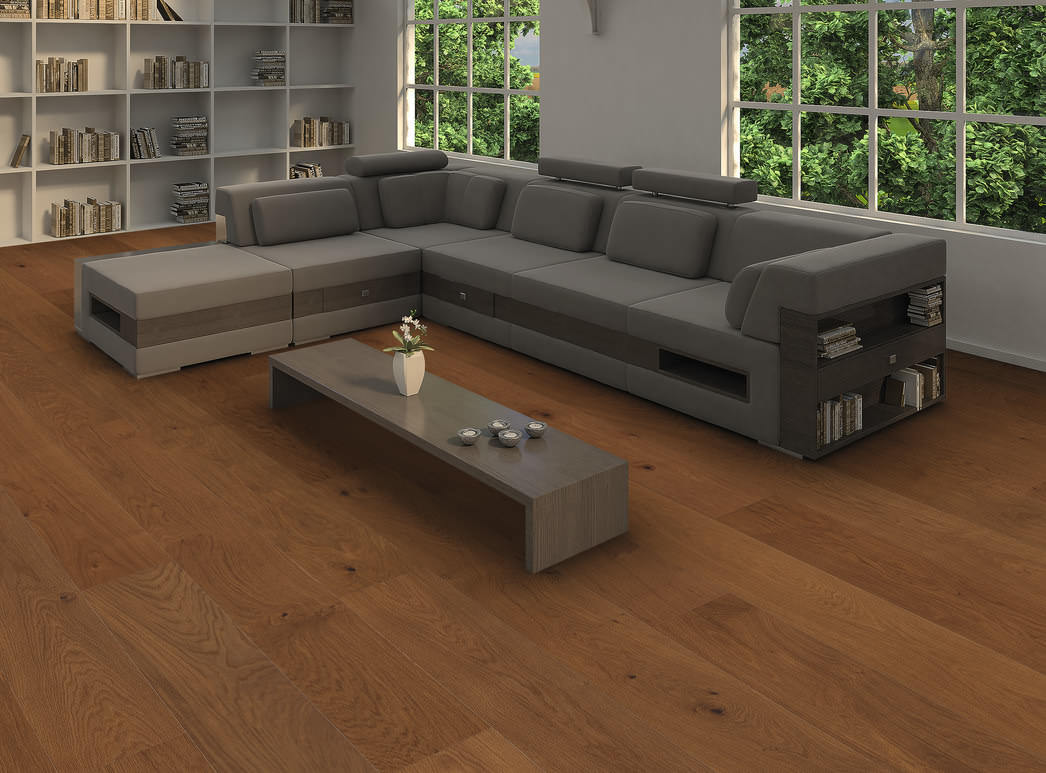 Haro Plank Plaza 240 4V Røget eg Markant børstet 541437