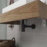 Lavabo Luna vandlås t/vægmontering, Matsort