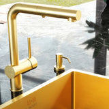 LAVABO LUNA SÆBEDISPENSER, MASSIV MESSING