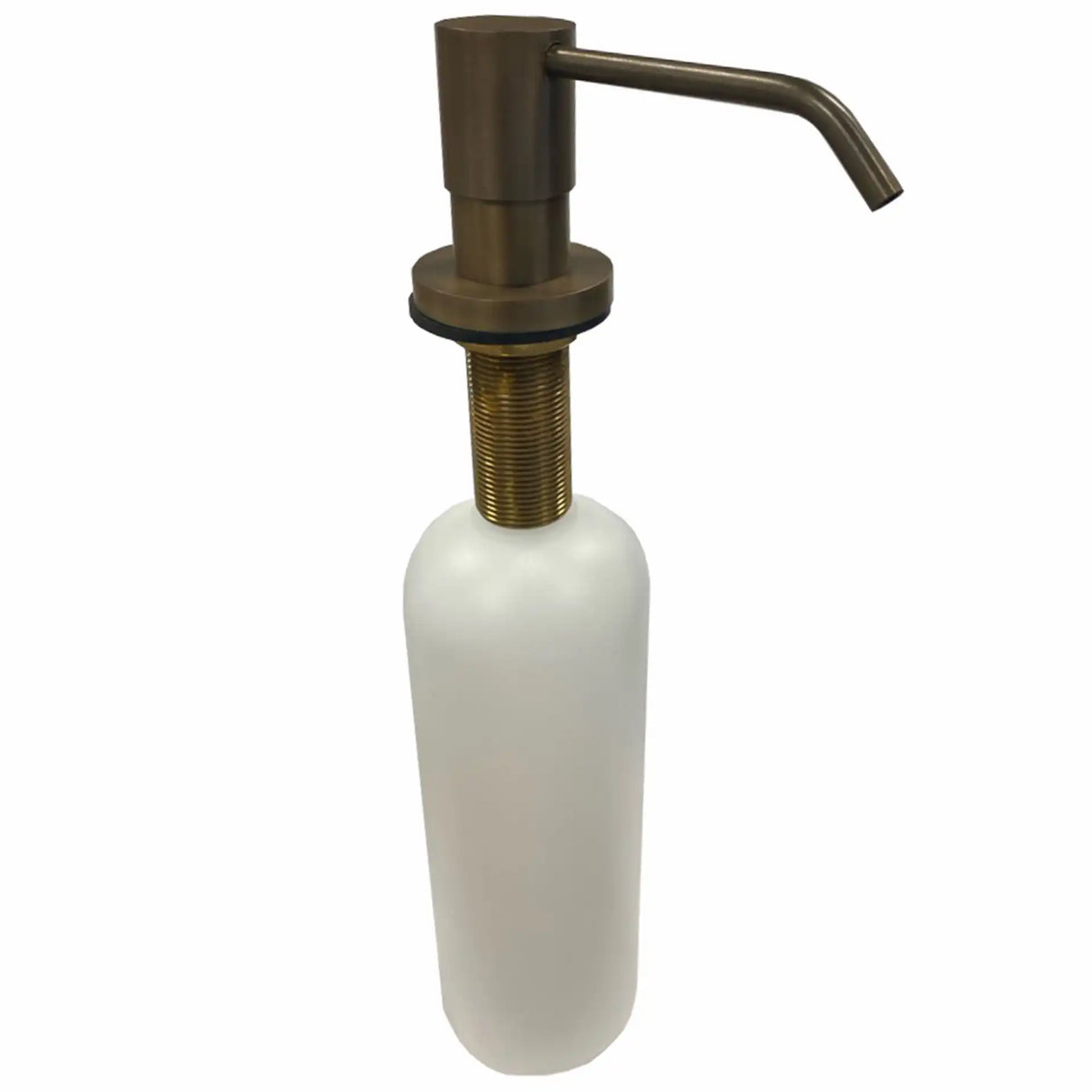 LAVABO LUNA SÆBEDISPENSER, BRUNERET MASSIV MESSING