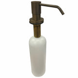 LAVABO LUNA SÆBEDISPENSER, BRUNERET MASSIV MESSING