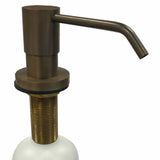 LAVABO LUNA SÆBEDISPENSER, BRUNERET MASSIV MESSING