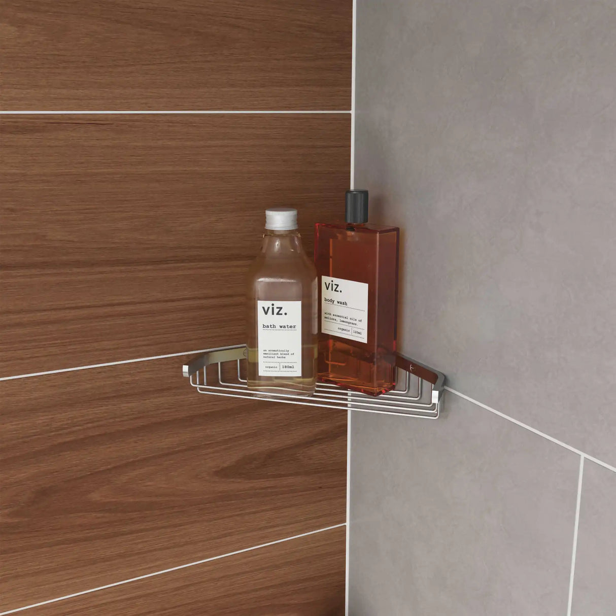 Lavabo Luna hjørnetrådkurv, Krom