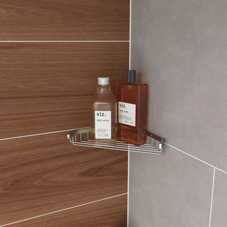 Lavabo Luna hjørnetrådkurv, Krom