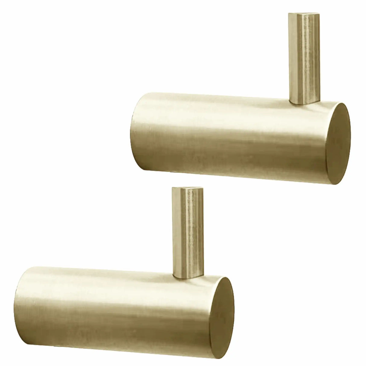 Lavabo Luna håndklædekroge 2 stk, PVD Messing