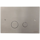 Lavabo Luna skylleplade t/indbygningscisterne, Børstet rustfrit stål