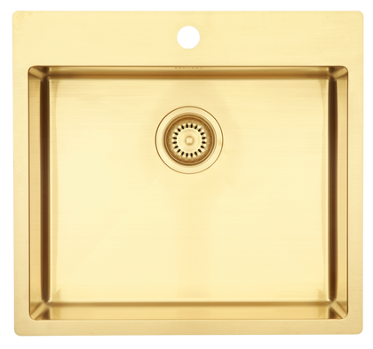 Lavabo KUBUS 540 SOFT - GULD/MESSING