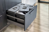 JAZZ 60-4 m/3 x 12 l + 1 x 5 l spande, t/skuffe.