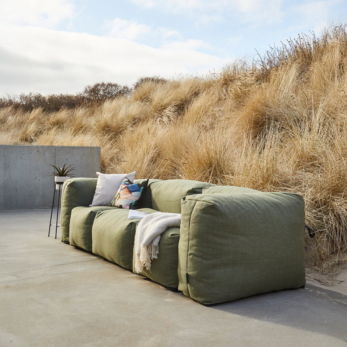 Soft Sofa - Corner Section Olive