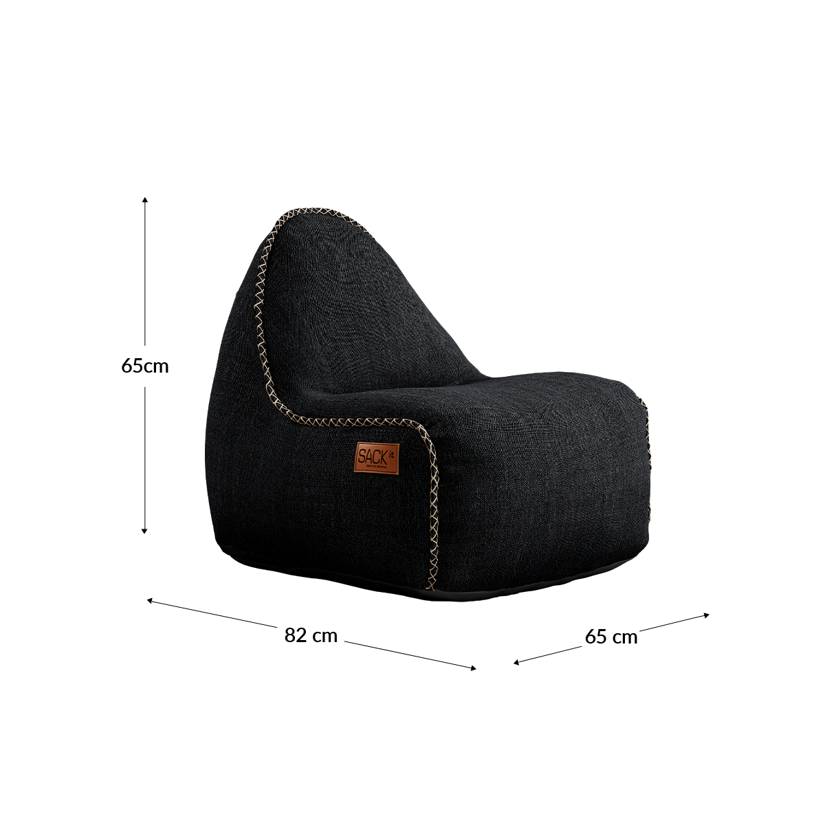 Cobana Junior Lounge Chair Black
