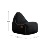 Cobana Junior Lounge Chair Black