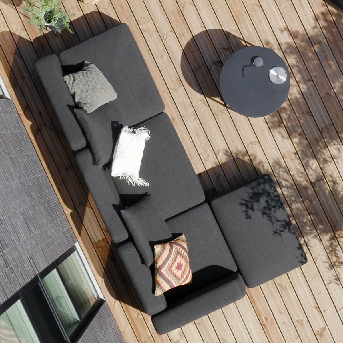 Cobana Lounge Sofa - Seat Section Black