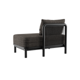 Kirra Lounge Sofa - Open end right Noir