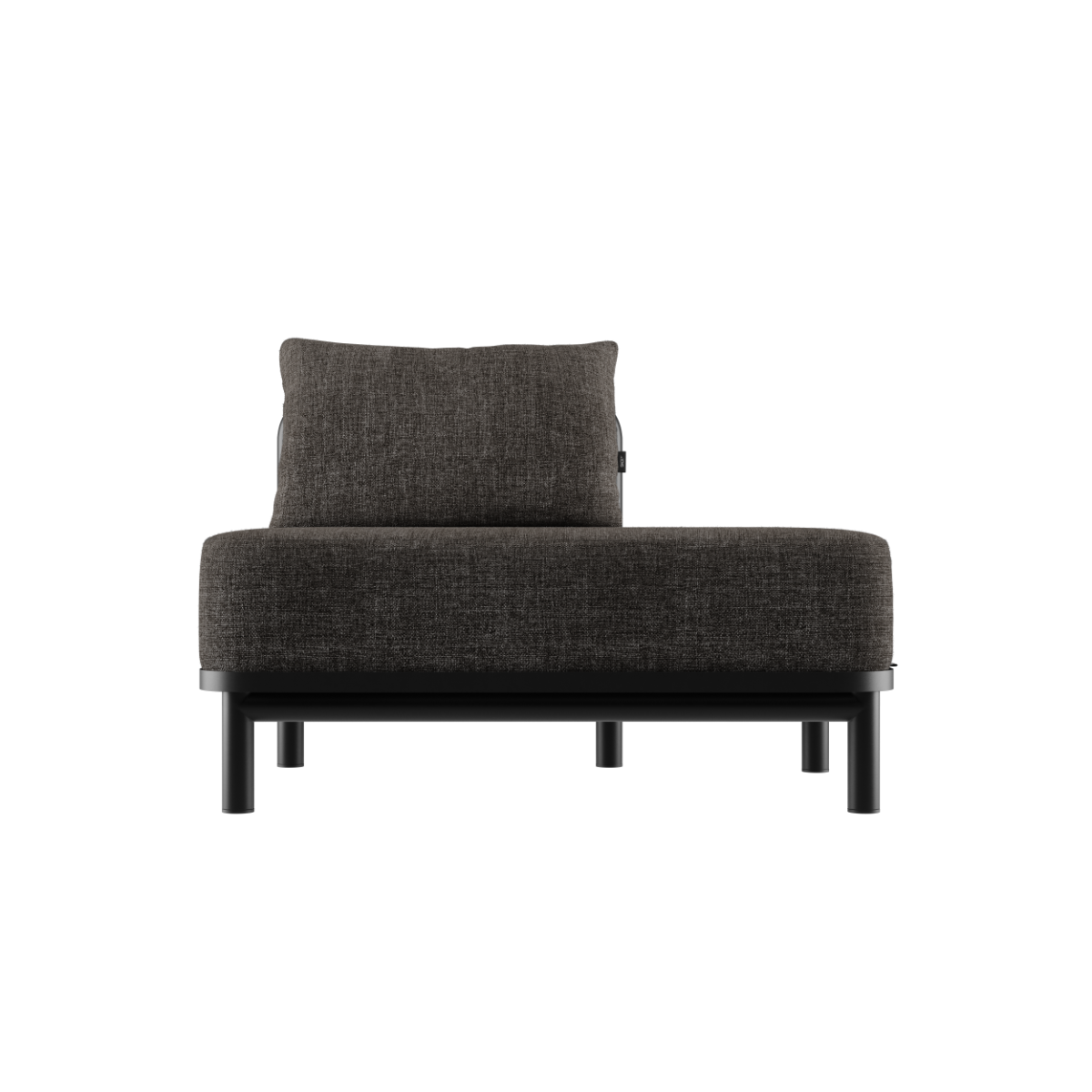 Kirra Lounge Sofa - Open end right Noir