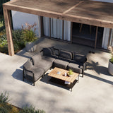 Kirra Lounge Sofa - Corner section Noir