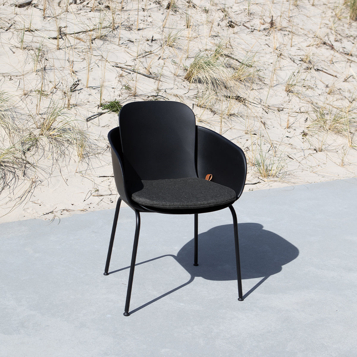Patio Chair no. One - Cushion Black
