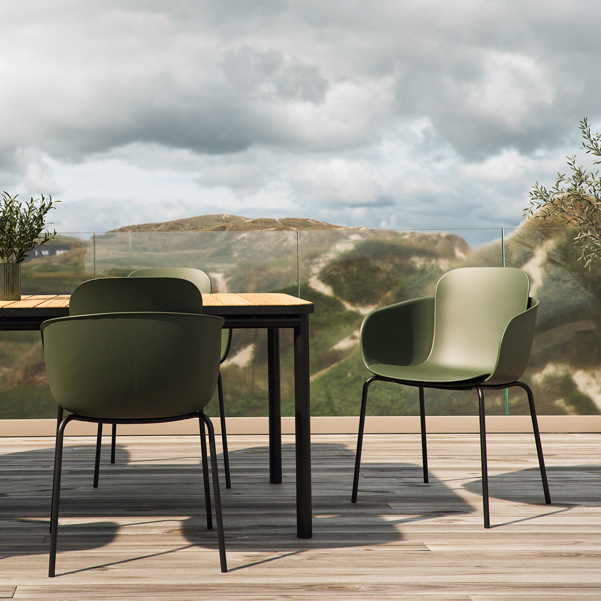 Patio Chair no. One S2 Olive