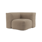 Soft Sofa Indoor - Corner Section Teddy Brown